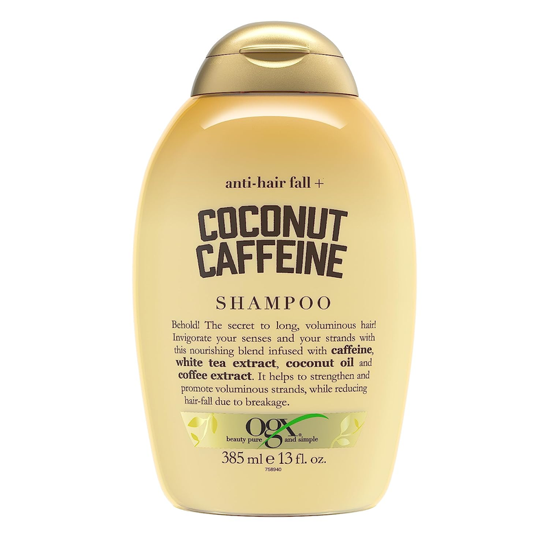 Anti-Hair Fall + Coconut Caffeine Strengthening Shampoo with Caffeine, Coconut O