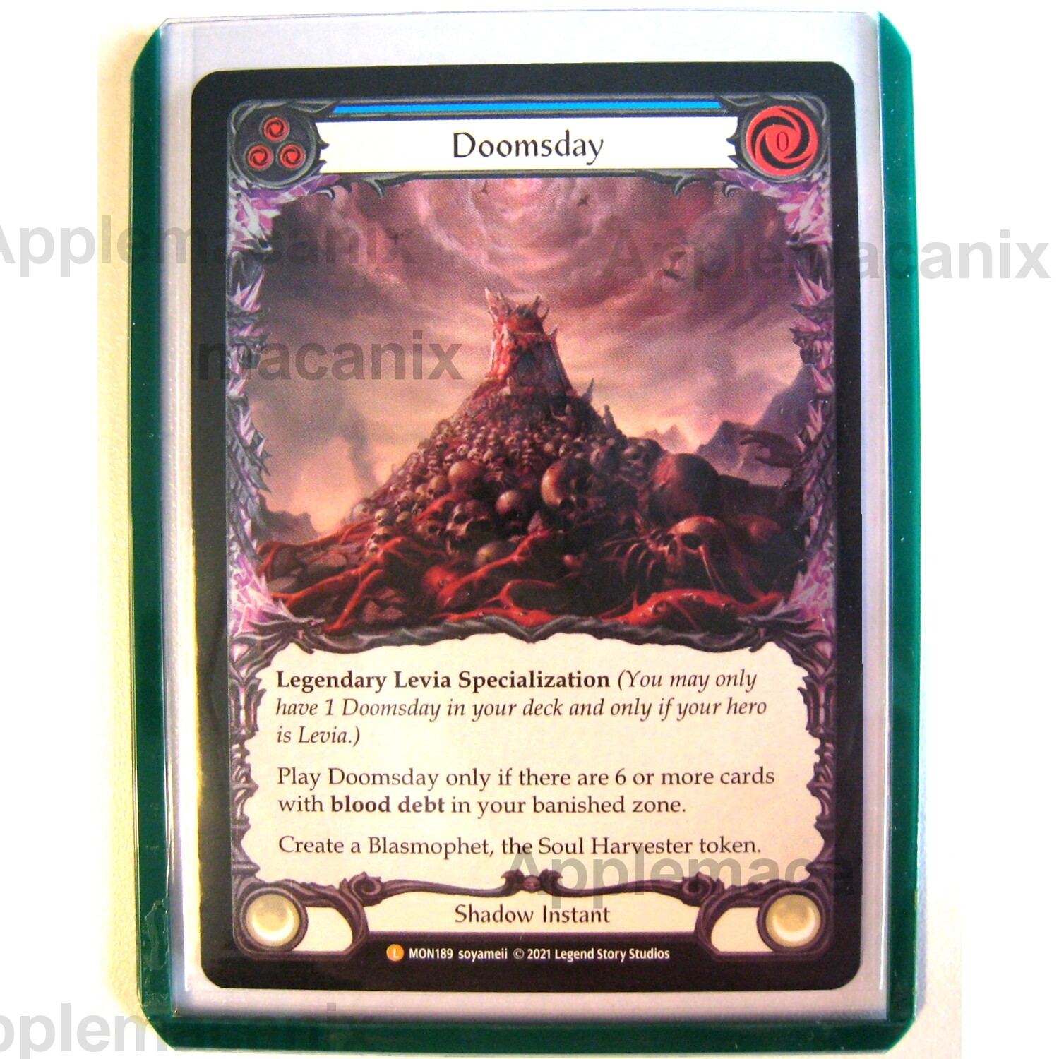 NEW COLD FOIL Doomsday MON189 Legendary Card Monarch 1st FaB