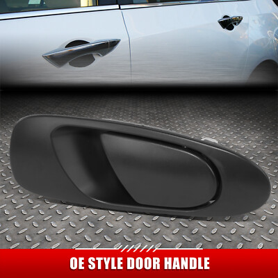 Для 92-95 Honda Civic Седан Черная текстурированная Наружная ручка задней правой боковой двери