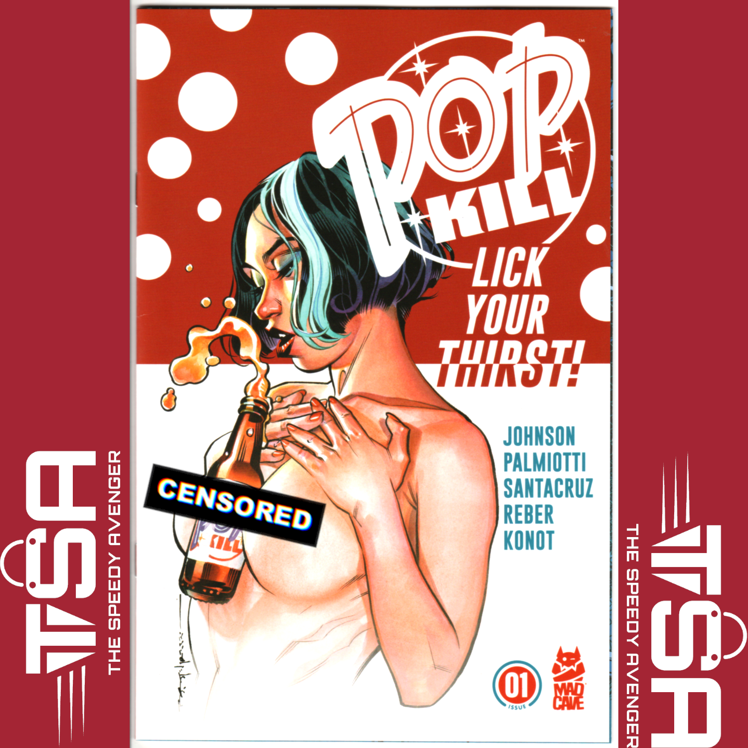 POP KILL #1 (Mad Cave) Brian Stelfreeze NSFW Nude Naughty Variant 2025 NEW!