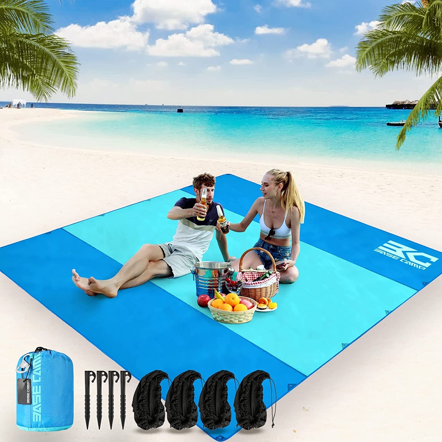 サンセットクライマックスCamp throw blanket Camp throw blanket-en - sunsetclimax