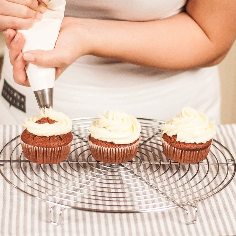 400 Pcs Disposable Piping Bags 12inch Anti-Burst Pastry Bags, Tipless Icing Pipi