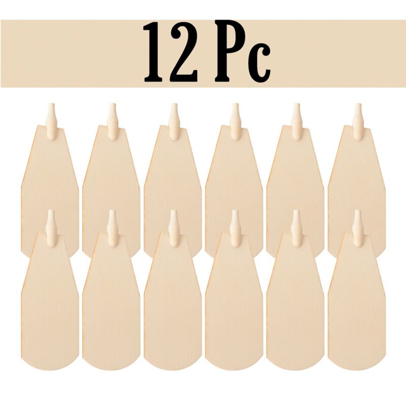12 pc Replacement part Fan Blades Kit for German Christmas Pyramid Natural Brown