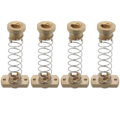 4 Pack CR10 Z Axis T8 anti Backlash Spring Loaded Nut Elimination Gap Brass Nuts