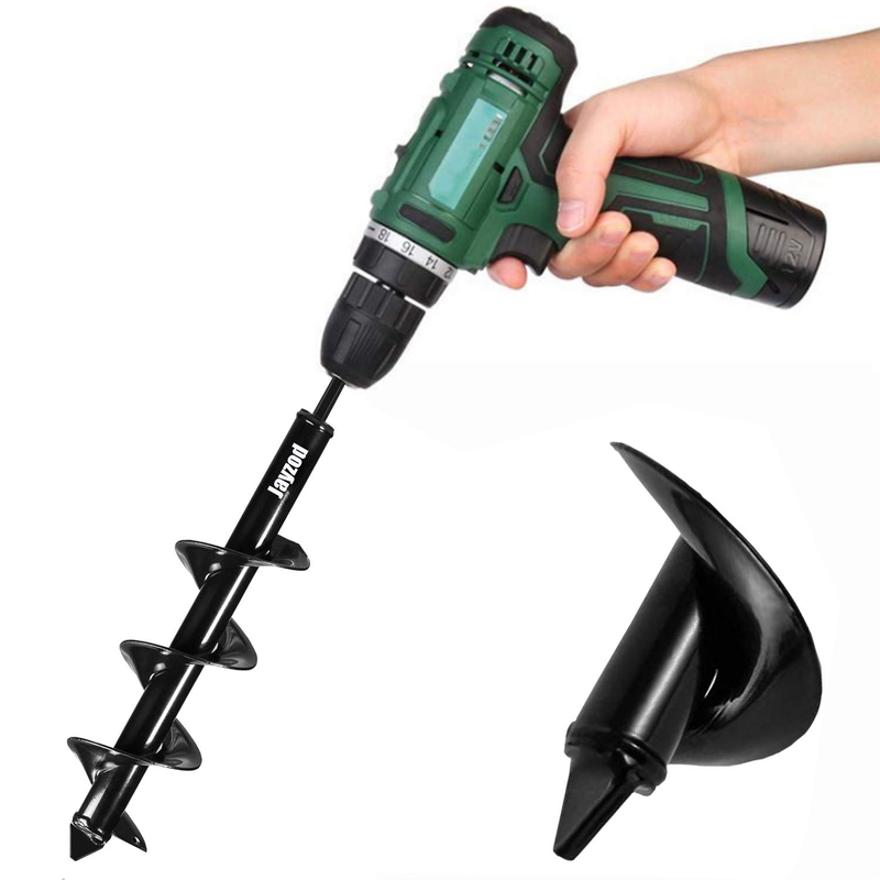 Auger Drill bit for Planting 4"X25" Garden Auger Spiral Drill Bit for Bulb & Bed