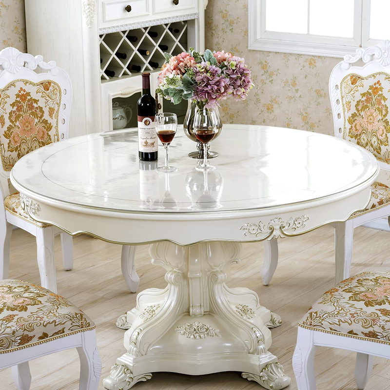 Protector 42 Inch Clear Round Table Protector