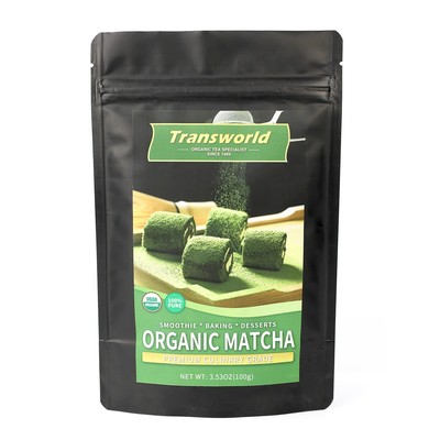 Green Tea Powder Premium Culinary Grade 100% Pure Vegan Unsweetened Matcha Su...