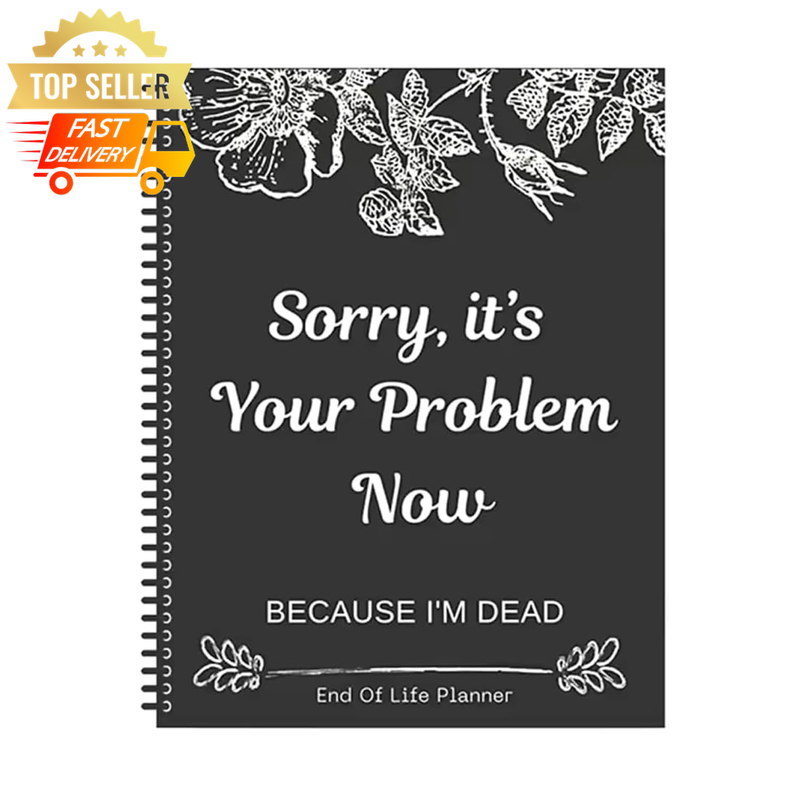 End of Life Planner Kit - Death Organizer for Will, Funeral Wishes, Estate
