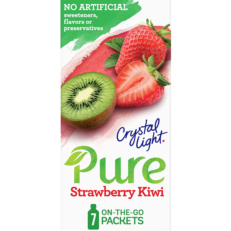 Crystal Light Pure Strawberry Kiwi On-The-Go Powdered Drink 