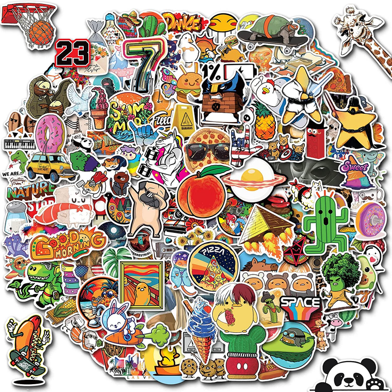 300Pcs VSCO Stickers for Water Bottle, Cool Laptop Stickers 