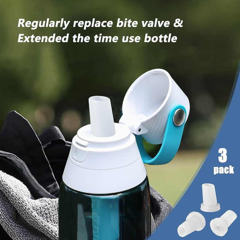 Bite Valve Replacement for Brita Water Bottle 3 Pack Silicone Mouthpiece Repalc