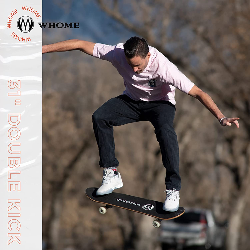 WHOME Skateboards for Adults/Kids Teens/Girl Beginner/Boy - 31"X8" Pro Standard