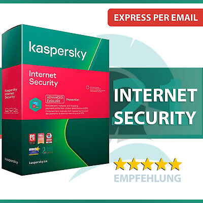 Kaspersky Internet Security 2023 - 1, 3, 5, 10 PC / Geräte - Aktivierungscode
