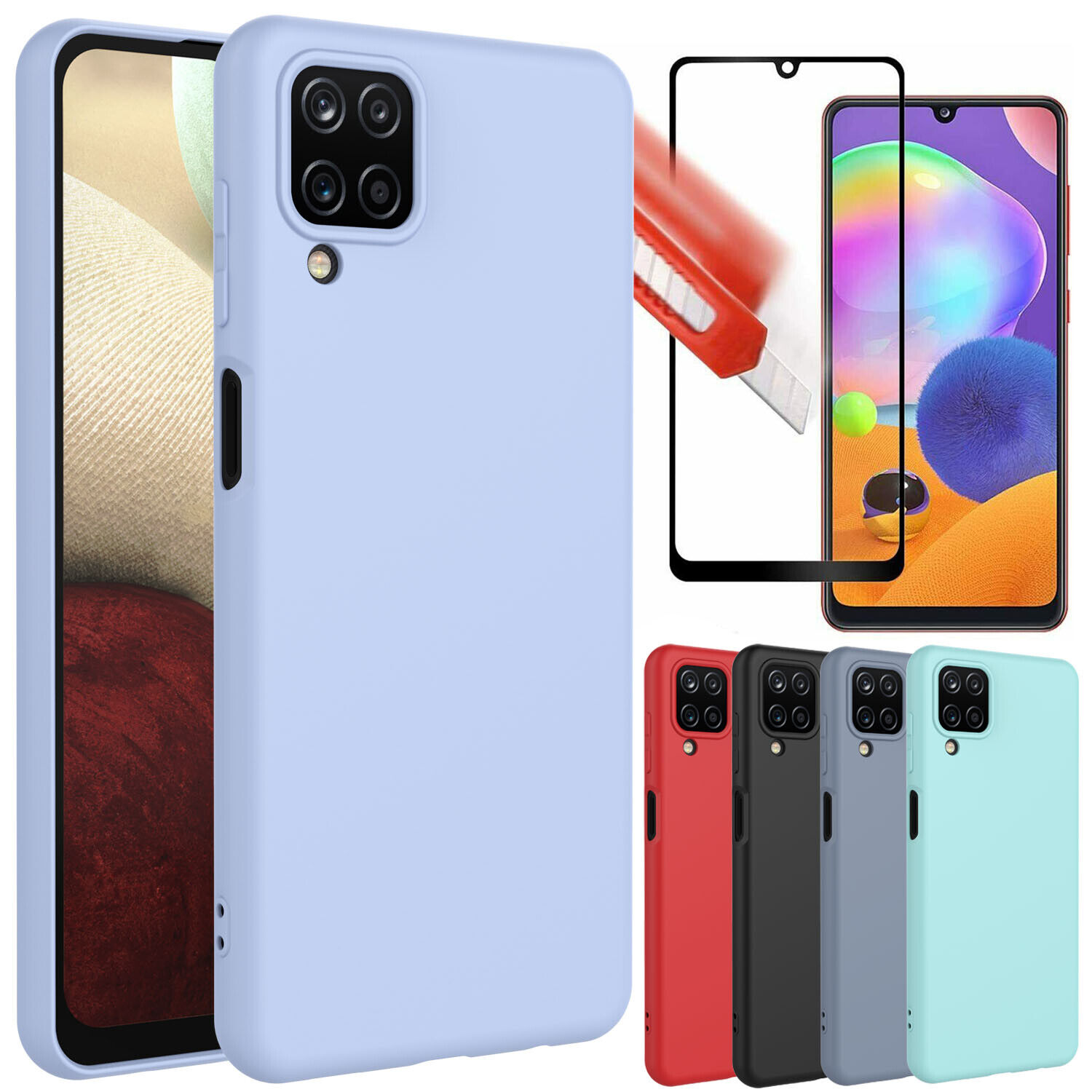 For Samsung Galaxy A51/A71 5G Shockproof Silicone Case Cover + Screen Protector | eBay For Samsung Galaxy A51/A71 5G Shockproof Silicone Case Cover + Screen Protector | eBay