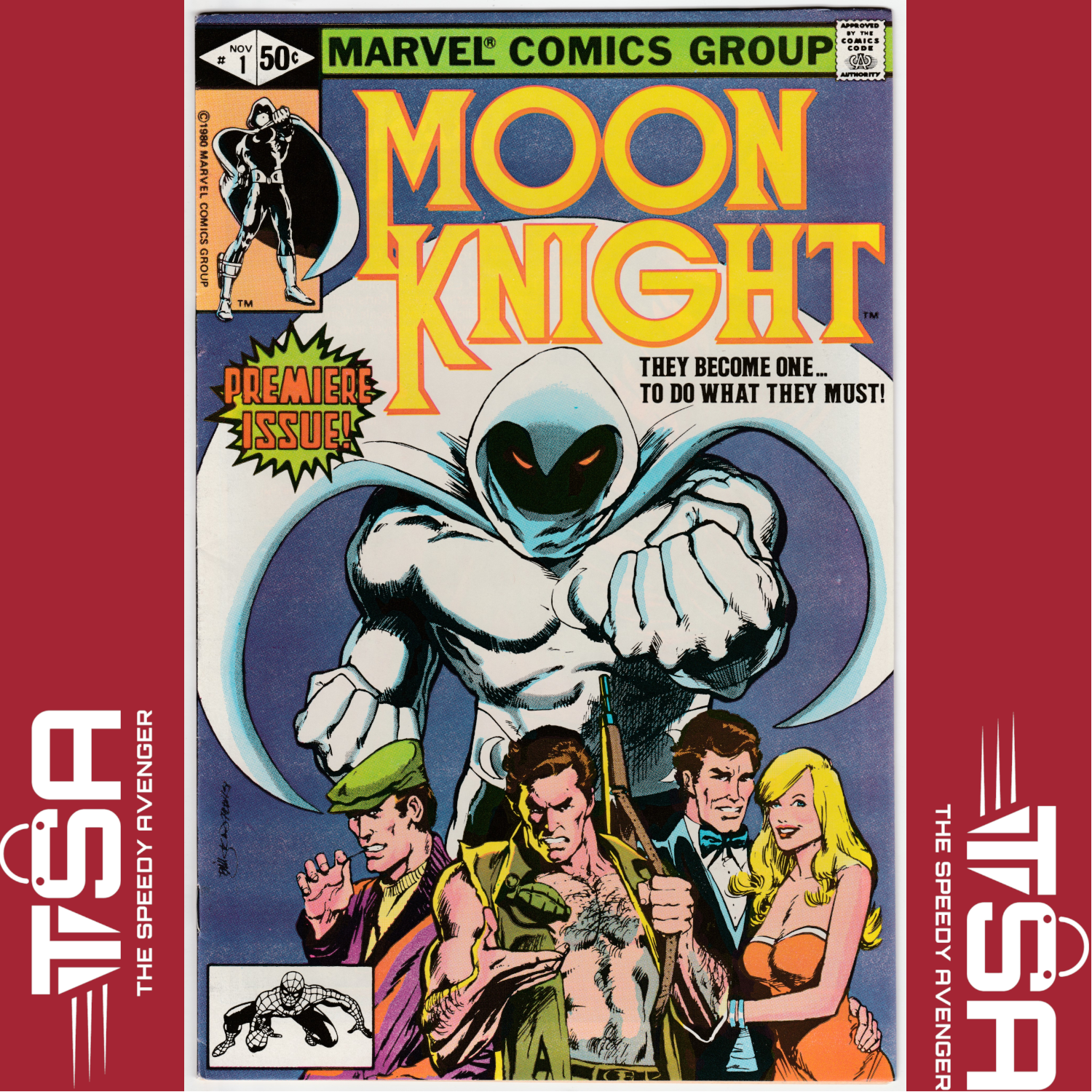 MOON KNIGHT #1 (Vol. 1, 1980) Origin & First series! Disney Plus MCU Oscar Isaac