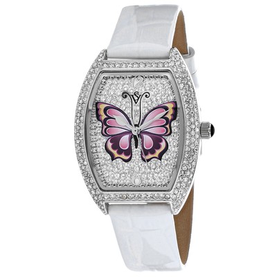 Pre-owned Christian Van Sant Women's Papillon Silver Dial Watch - Cv4871w