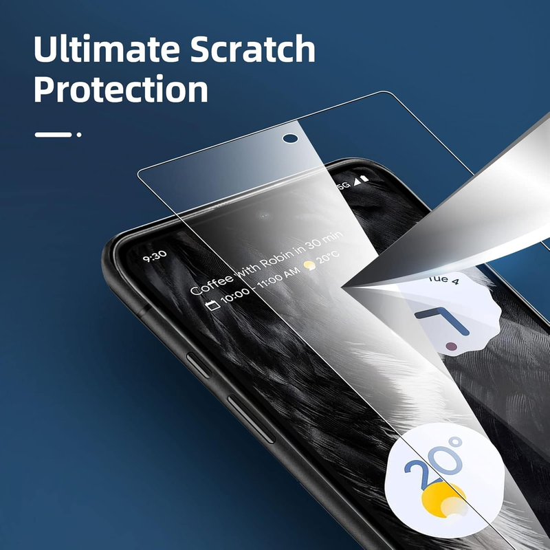 3 Pack Designed for Google Pixel 7 Screen Protector Tempered Glass,Case Friendly