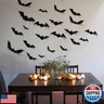 encavy 68Pcs Bat Wall Decor, Halloween Decorations 3D Bats Wall Decor Realistic PVC Bats Stickers for Outdoor DIY Home Decoration Party Supplies