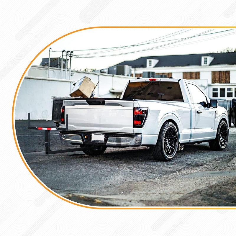 Truck Bed Extender, 2 in 1 Design Foldable Kayak Rack, 800Lbs Load Capacity Pick