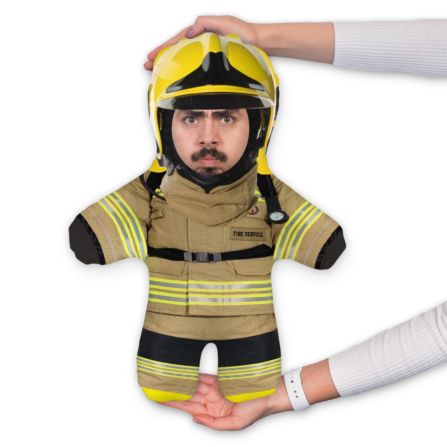 【専用】リ様 Fireman Mini Me Doll Personalised Gift Add Face Plush