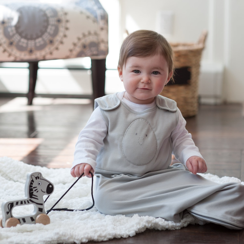 Nested Bean Zen Sack Classic - Adjustable Cotton Wearable Blanket 6-12m