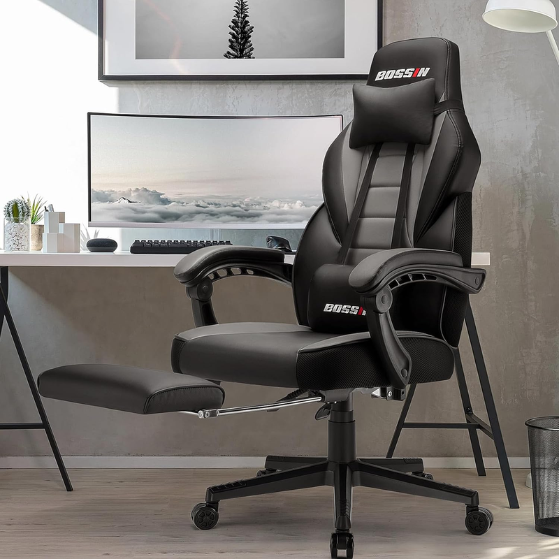  400lbs High back Heavy duty Office gaming Chair Computer with Massage reclining