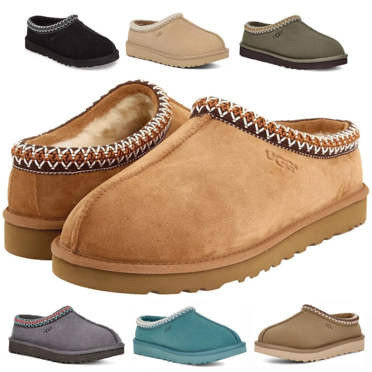 В наличии женские тапочки UGG Tasman Authentic с оригинальной коробкой 5955 Каштанового цвета!