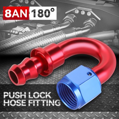 -8AN AN8 8-ПОВОРОТНЫЙ НА 180 ГРАДУСОВ КОНЕЦ ШЛАНГА МАСЛЯНОЙ/ТОПЛИВНОЙ/ГАЗОВОЙ МАГИСТРАЛИ С ЗАЩЕЛКИВАЮЩИМСЯ НАРУЖНЫМ ФИТИНГОМ
