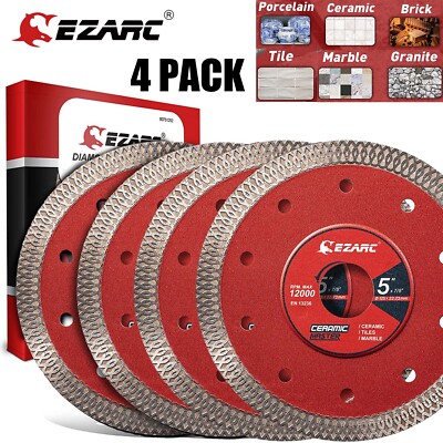 5'' Porcelain Tile Turbo Diamond Saw DRY / WET Blade Disc Grinder Cutting Wheel