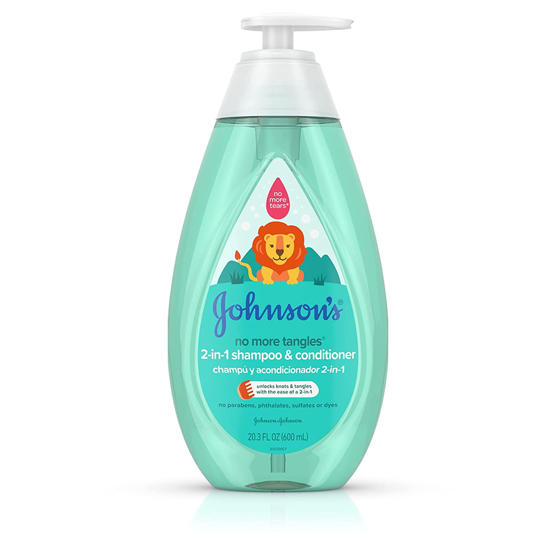 Johnson'S Baby No More Tangles 2-In-1 Detangling Hair Shampoo & Conditioner for