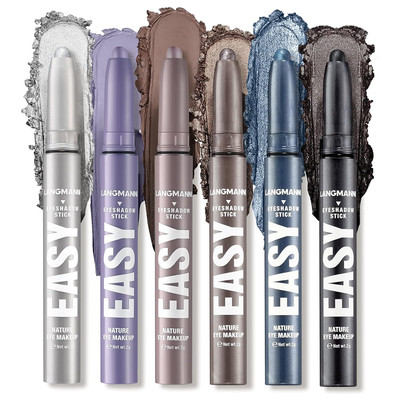 Eyeshadow Stick, 6 PCS Waterproof Multi-Color Eyeshadow Pen Set, Cream