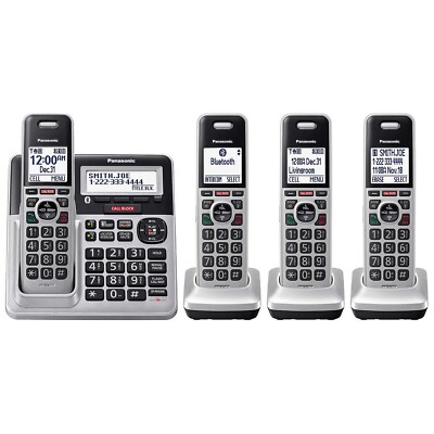 CORDLESS HOUSE HOME PHONES FOR SENIORS WITH ANSWERING MACHINE LANDLINE PANASONIC