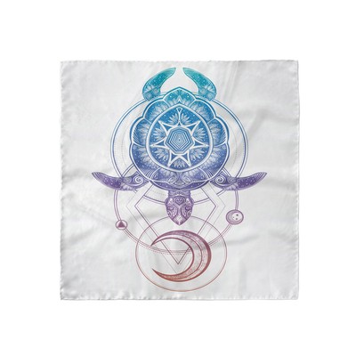 Ambesonne Turtle Pattern Satin Hairscarf Head Wrap for Women in 3 Sizes