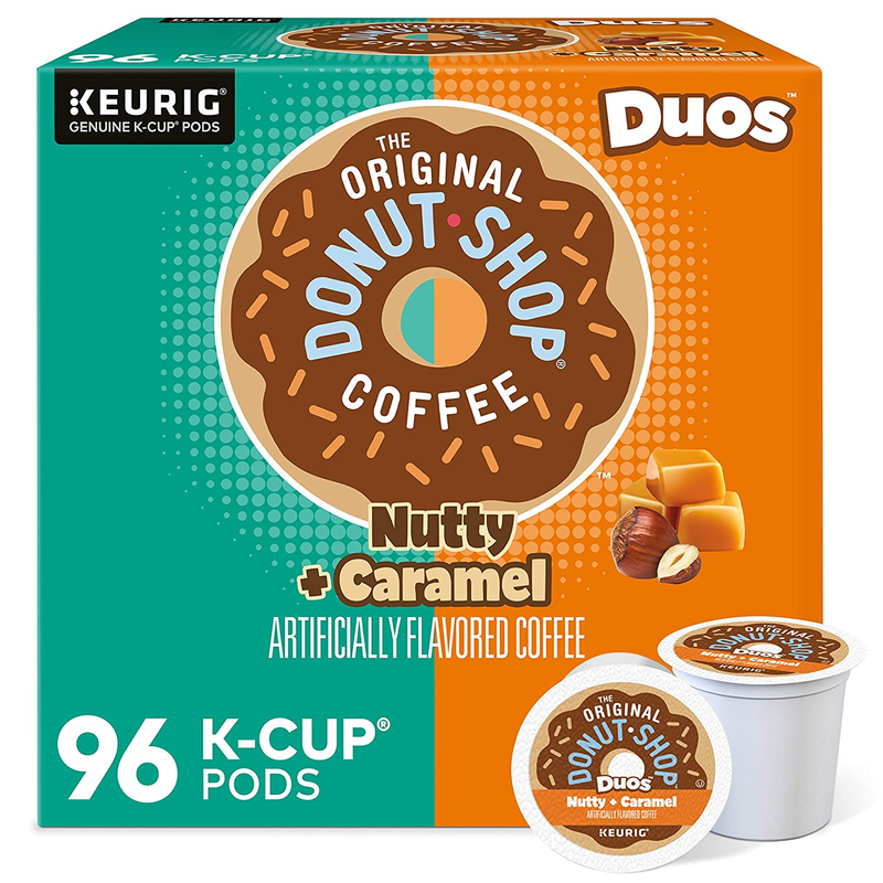 Duos Nutty + Caramel Keurig Single-Serve K-Cup Pods, Medium 