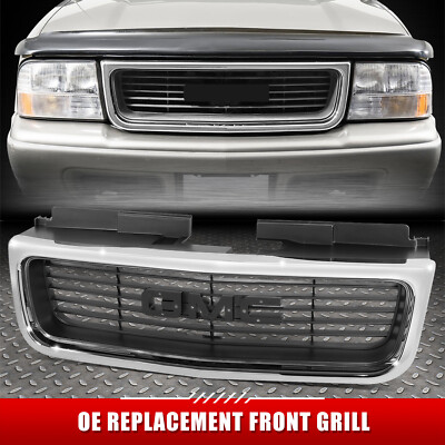 Для 98-04 GMC Sonoma Jimmy OE Style Хромированная передняя решетка радиатора с вставкой