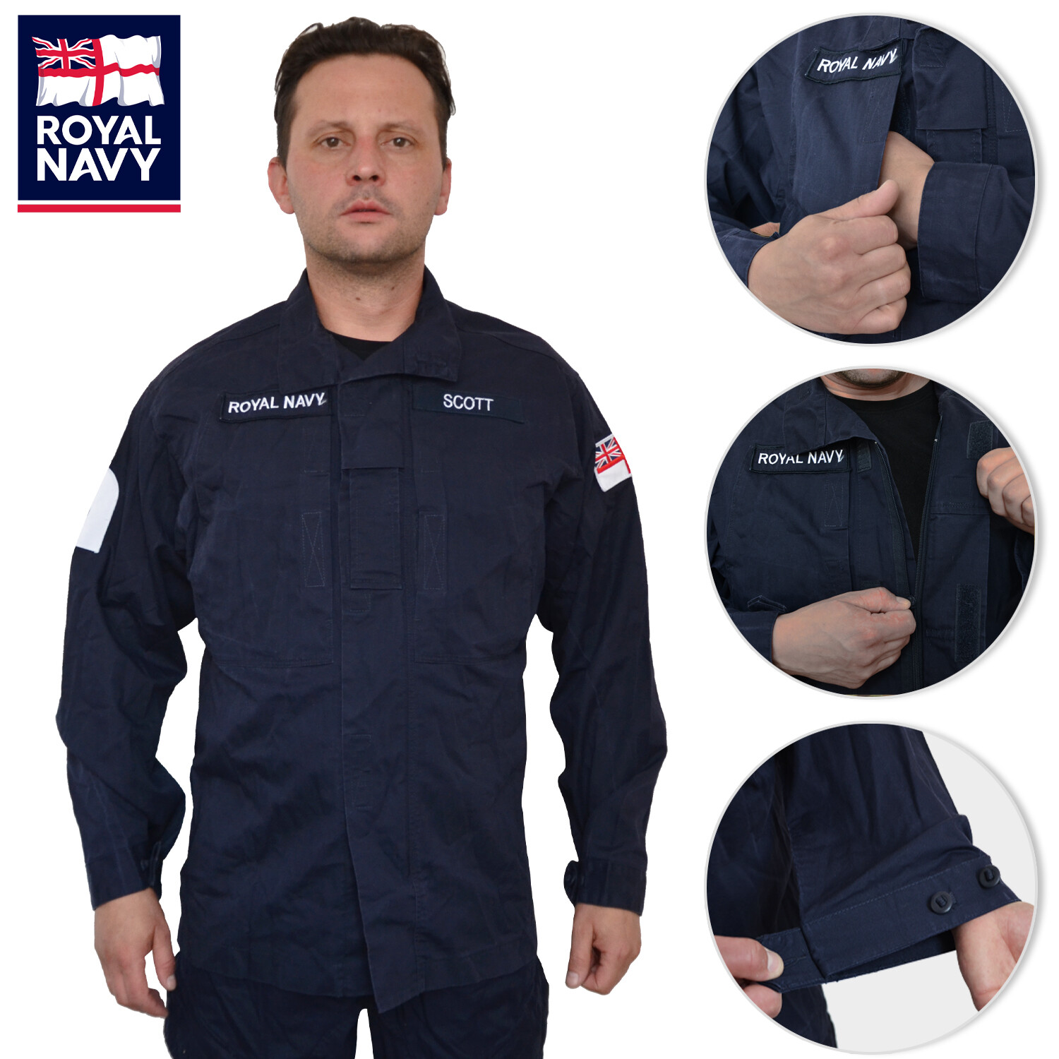 イギリス軍 NAVY PCS SHIRT JACKET DEAD STOCK