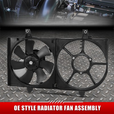 For 00-01 Nissan Sentra XE Sedan 4-Door 1.8L Front Single Cooling Radiator Fan