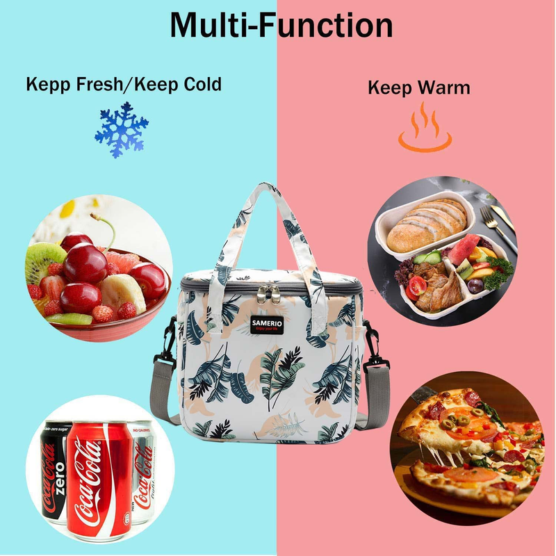 Lunch Bag for Women Large Insulated Lunch Box Cooler Tote Bags Adult Reusable Lu