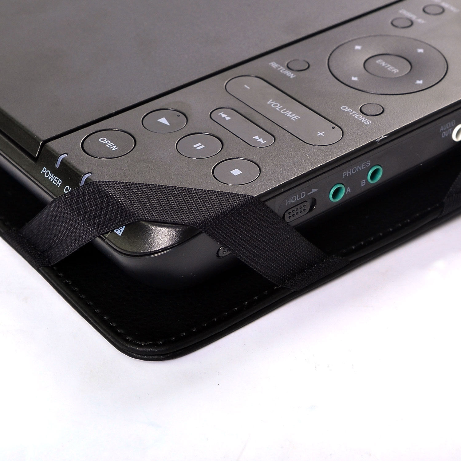 TFY Car Headrest Mount Back Seat Holder Adjustable Strap for DVD Player