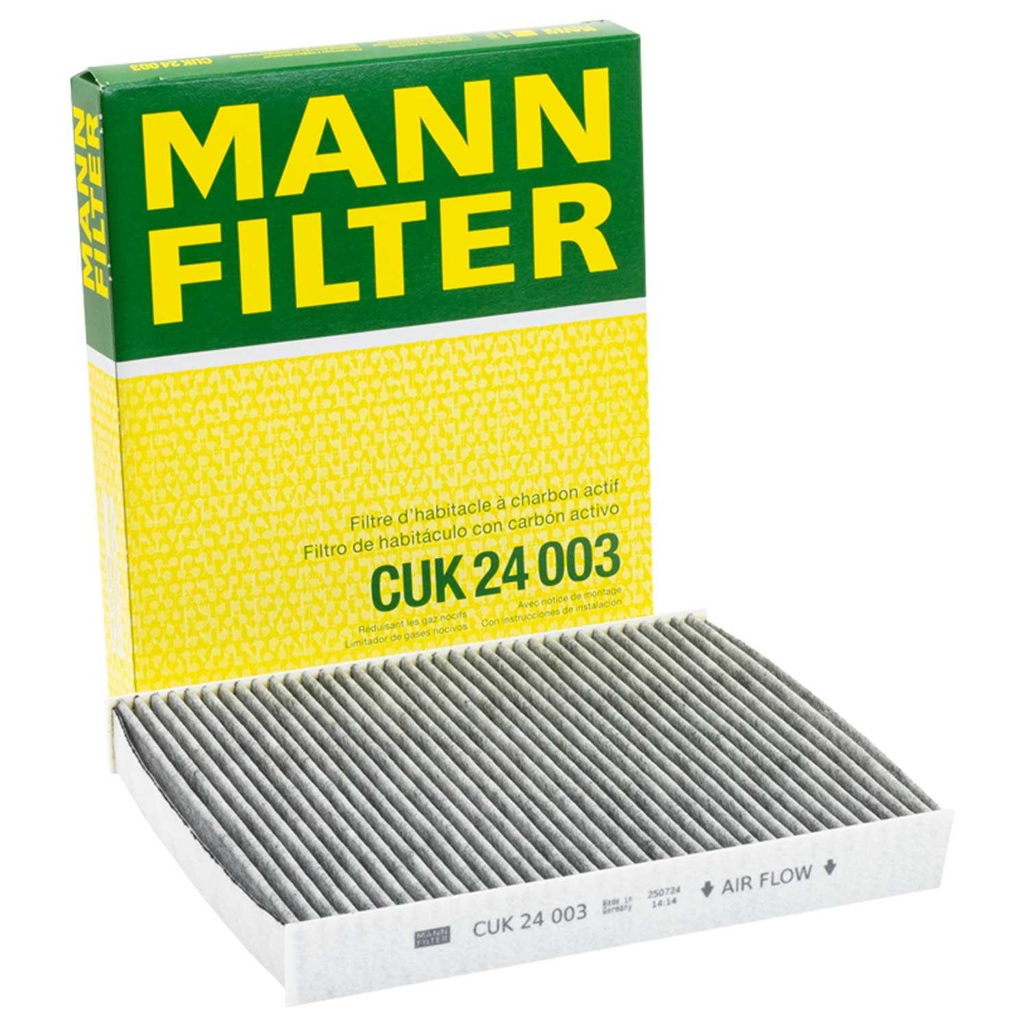 Innenraumfilter Mann Filter CUK 24 003 für Cadillac Chevrolet Opel Astra Meriva