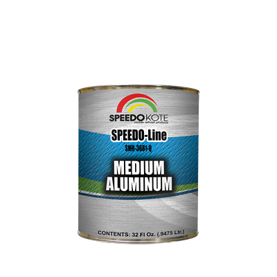 Medium ALUMINUM toner for automotive base coats, Quart SMR-3681-Q