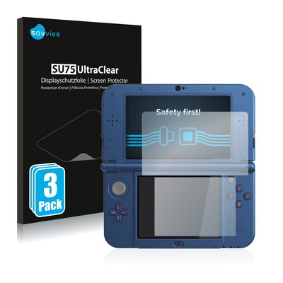 6x Displayschutzfolie für Nintendo New 3DS XL Klar Schutzfolie Displayfolie