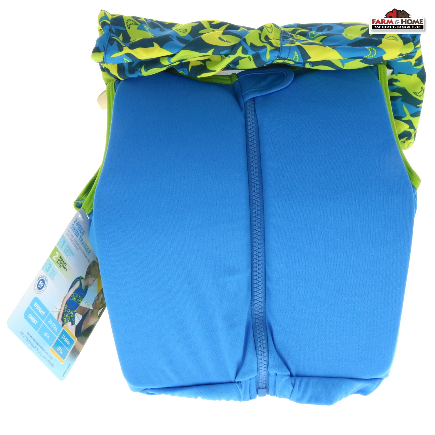 Kids' Swim Trainer Life Vest 33-55 lbs ~ New