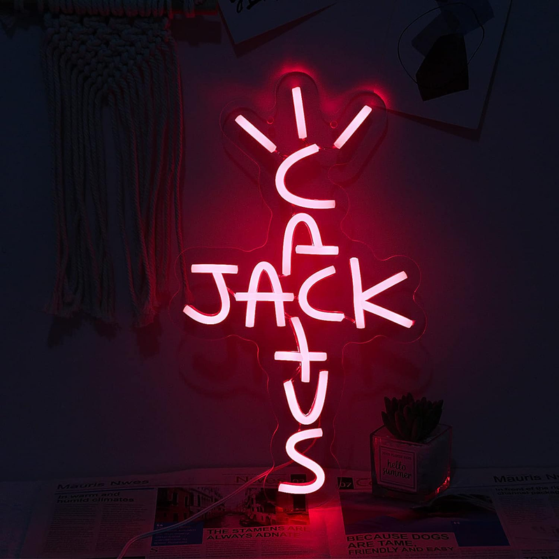 Red Words Neon Light Sign Wall Art Neon Light For Rap Talk
