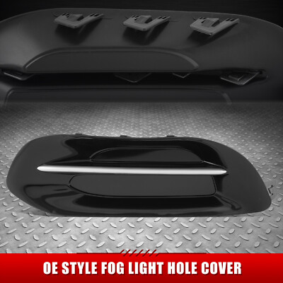 Для 13-14 Dodge Dart без противотуманных фар в стиле OE Черная крышка противотуманной фары со стороны водителя
