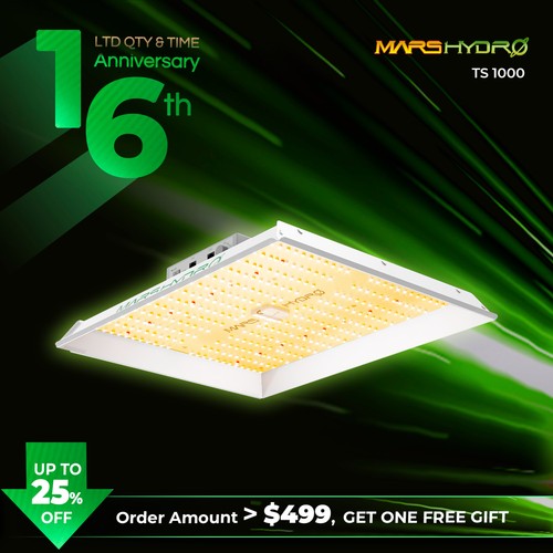 Mars Hydro TS 1000 Led Grow Light Full Spectrum Veg Flower