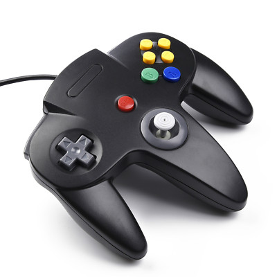 For N64 Controller Joystick Console Games Retro Wired Classic  USB Controller