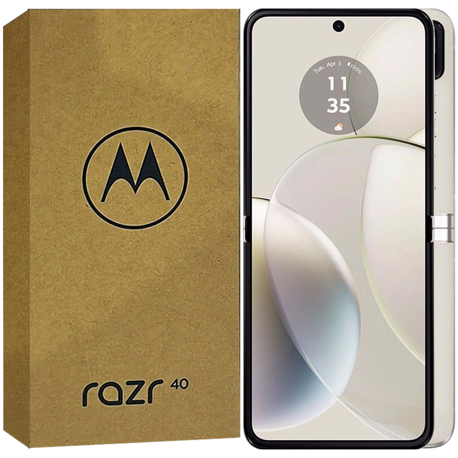 【新品未開封】motorola razr 40 (クリーム/256GB) Motorola Razr 40 5G Vanilla Cream 256GB + 8GB Dual-Sim