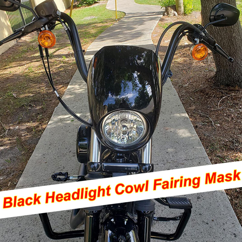 Headlight Cowl Fork Fit For Harley Sportster 1200 Dyna Fxdwg