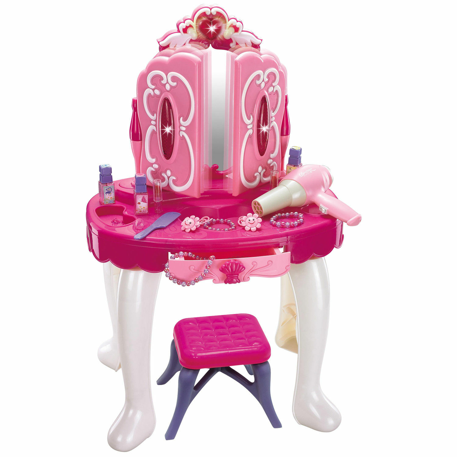 Smoby Disney Princess Dressing Table Top Vanity Mirror Role Play Toy For Sale Ebay